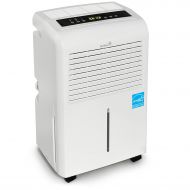 Ivation 30 Pint Energy Star Dehumidifier - Includes Programmable Humidistat, Hose Connector, Auto Shutoff/Restart, Timer, Casters & Washable Air Filter