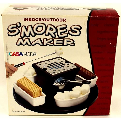  Casamoda Smores Maker: Casa Moda Smores Maker Set ~ Dessert Fondue Lazy Susan ~ Indoor / Outdoor Use