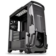Thermaltake Versa N24 Black ATX Mid Tower Gaming Computer Case Chassis with Power Supply Cover, 120mm Rear Fan preinstalled. CA-1G1-00M1WN-00
