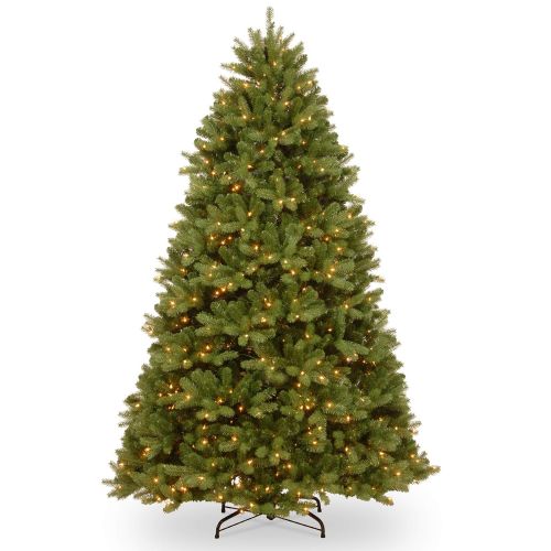  National Tree Company National Tree 7.5 ft. Newberry Spruce Clear Lights, Green