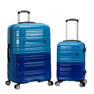 Luggage Rockland 20, 28 2 Pc Expandable Polycarbonate Spinner Set, 2Tonenavy