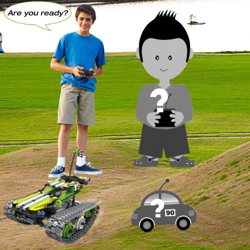  BIRANCO. Remote Control Car for Boys - RC Tracked Racer Building Blocks Set Kit, Fun, Educational, Learning, STEM Toys for Kids Age 8, 9, 12, 13 and 14 Year Old Boy Gift Ideas