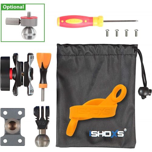  Marke: iSHOXS iSHOXS Power Force Cup Small Grab Set, Montage-Adapter inklusive Small Grab 40 Pro passend fuer GoPro und kompatible ActionCams