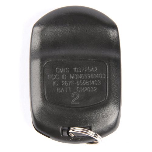  ACDelco 10372542 GM Original Equipment 4 Button Keyless Entry Remote Key Fob