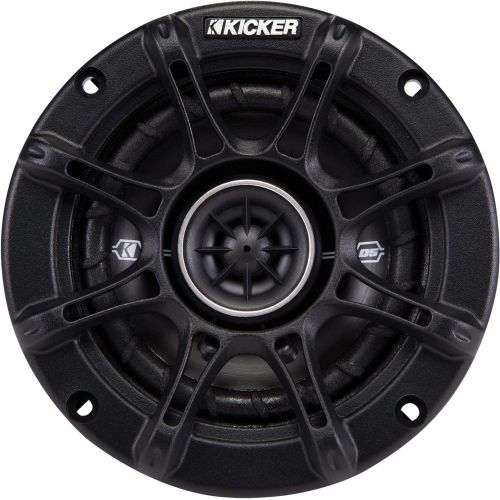  Kicker Black Mini Wake Tower Marine Enclosures loaded with Kicker 4 DSC Speakers