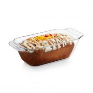 Libbey Bakers Premium Glass Loaf Dish, 9-inch by 5-inch