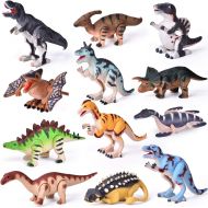 [아마존 핫딜]  [아마존핫딜]FUN LITTLE TOYS Wind Up Toys 12 PCs Assorted Dinosaur Toys for Toddlers, Dinosaur Figures, Dinosaur Party Favors