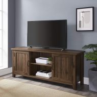 TV table WE Furniture TV Stand, 58, Rustic Oak