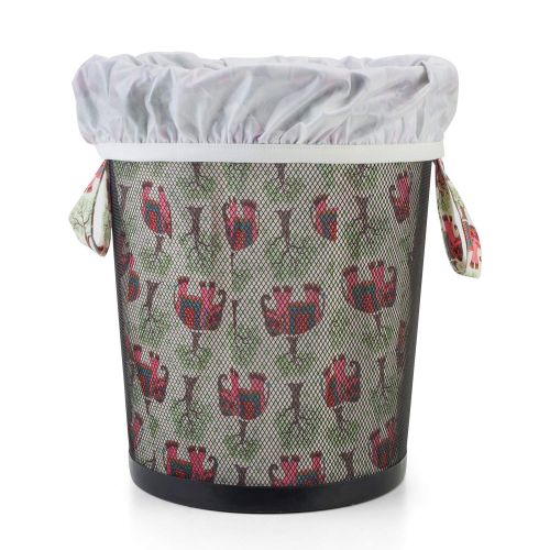  Teamoy (2 Pack) Reusable Pail Liner for Cloth Diaper/Dirty Diapers Wet Bag, Elephants+Cute Owls
