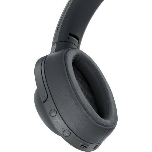소니 Sony - H900N Hi-Res Noise Cancelling Wireless Headphone Grayish Black Certified Refurbished