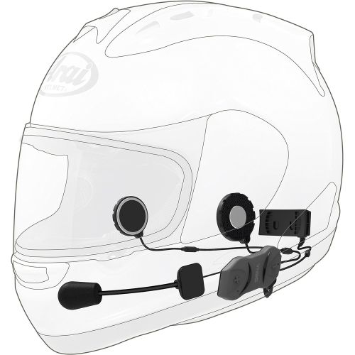  Sena 10R-10 10R Low Profile Motorcycle Bluetooth Communication System
