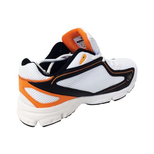  CE Squash Racqetball Shoes for Sports Played On Wooden Floor (US 10 - UK 9 - Euro 44, Orange - Black - White)