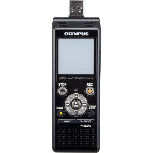  Olympus Digital Voice Recorder WS-853, Black