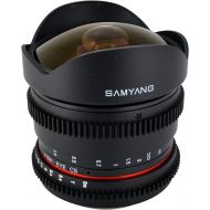 Samyang Cine SY8MV-N 8mm T3.8 Cine for Nikon Video DSLR with Declicked Aperture