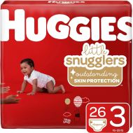 [아마존베스트]Huggies Little Snugglers Baby Diapers, Size 3 (16-28 lb.), Jumbo Pack, 26 Count