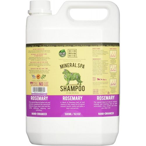  RELIQ Mineral SPA Shampoo for Dogs, 1-Gallon, Rosemary