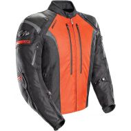 Joe Rocket Atomic Mens 5.0 Textile Motorcycle Jacket (Orange, X-Large)