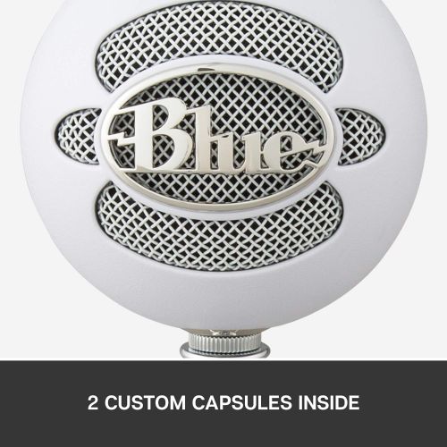  Blue Microphones Blue Snowball USB Microphone (Textured White)