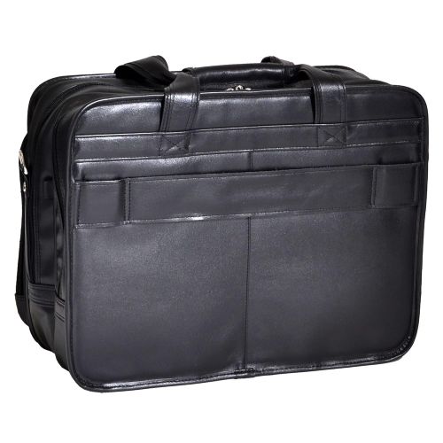  McKlein USA Roosevelt Leather Detachable Wheeled 17 Laptop Case
