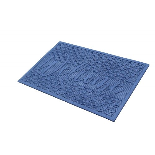  A1 Home Collections A1HCPR93-BLUE Eco Poly Mat Indoor Outdoor Doormat, 24 x 36 Blue
