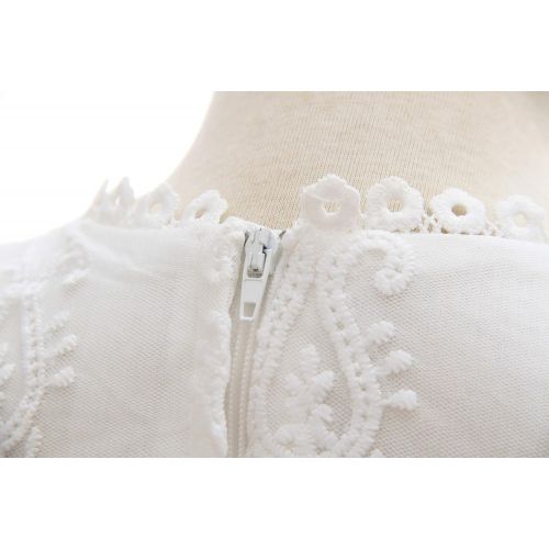  Glamulice Baby Girl Lace Christening Gown Baptism Dress Long Infant Toddler Christening Dress