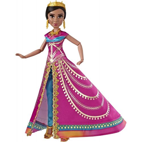 디즈니 Disney Aladdin Glamorous Jasmine Deluxe Fashion Doll with Gown, Shoes, & Accessories, Inspired by Disneys Live-Action Movie, Toy for Kids & Collectors