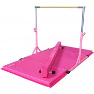 Z-Athletic Expandable Kip Bar, 4x8x2 Folding Mat, Off Ground Beam Packages
