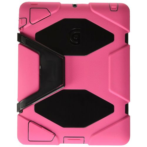  Griffin Technology Griffin Survivor Extreme-Duty Military Case for the iPad 4/3/2, Pink/Black (GB35379)