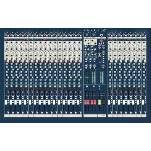 Soundcraft LX7ii 24 Professional 24-Channel Mixer Console