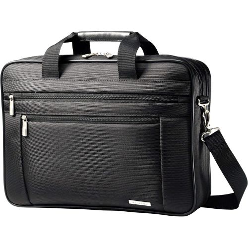 쌤소나이트 Samsonite Classic Business Perfect Fit Two Gusset Laptop Bag - 15.6 Black