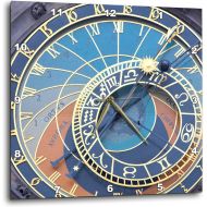 3dRose dpp_81173_3 Czech Republic, Prague Astronomical Clock EU06 BJA0020 Jaynes Gallery Wall Clock, 15 by 15-Inch