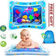 [아마존 핫딜]  [아마존핫딜]MYAREE Tummy Time Inflatable Water Play Mat with Baby Teether and Multi Purpose Storage Bag for Ultimate Fun Time Activity to Develop Your Precious Babys Visual Stimulation and Sen
