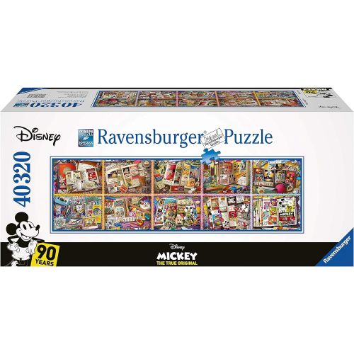  Ravensburger Mickey Through The Years - Worlds Largest Mickey Puzzle - 40320 pcs - Mickey 90th Anniversary Edition - Made in Germany Jigsaw Puzzle