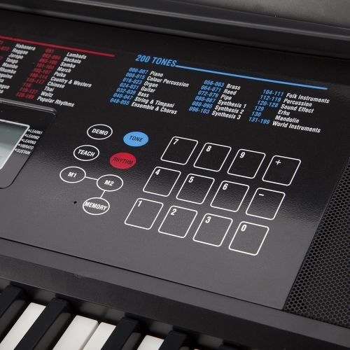  [아마존 핫딜]  [아마존핫딜]RockJam RJ761-SK Key Elektronische interaktive Klaviertastatur mit Stander, Hocker, Sustain-Pedal, Kopfhoerern und Simply Piano-Anwendung