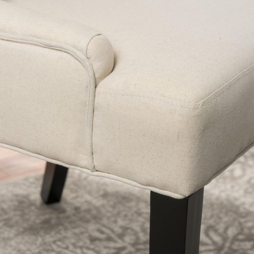  Christopher Knight Home 295013 Hayden Tufted Fabric DiningAccent Chair (Set of 2), Beige