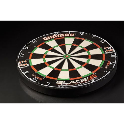  Winmau Blade 5 Dual Core Bristle Dartboard with Increased Scoring Area and Improved Dart Deflection for Reduced Bounce-Outs