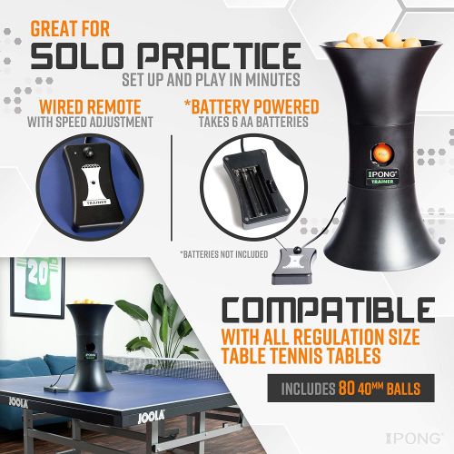  IPong iPong V300 Table Tennis Training Robot with Oscillation and Wireless Remote