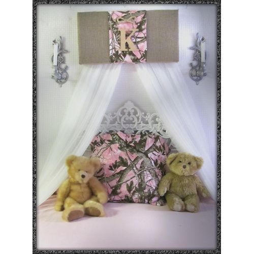  Crib Canopy boy nursery Bedroom Realtree Camouflage Mossy Oak cornice BuRLAP Camo Baby HunT WHITE sheer curtains Bed So Zoey Boutique SaLe