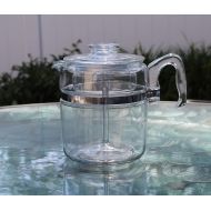 Euro Vintage Pyrex 7759 9-cup Flameware Glass Coffee Maker-percolator