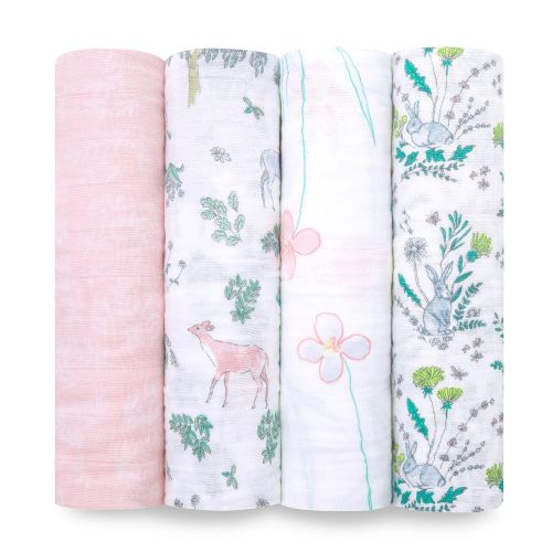  Aden aden + anais Swaddle Blanket | Boutique Muslin Blankets for Girls & Boys | Baby Receiving Swaddles | Ideal Newborn Boy & Girl Gifts, Unisex Infant Shower Items, Toddler Gift, Weara