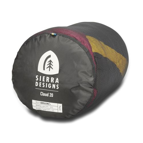 시에라디자인 Sierra Designs Cloud 800 DriDown Sleeping Bag: 20 Degree Down One Color, Long