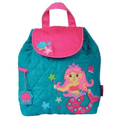  Stephen+Joseph Stephen Joseph Girls Quilted Mermaid Backpack and Lunch Box with Activity Pad