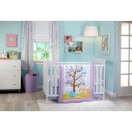NoJo Chantilly 4 Piece Nursery Crib Bedding Set, Pink, White