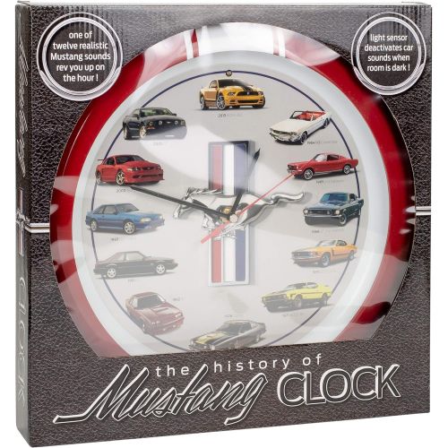  Mark Feldstein & Associates History of Mustang Sound Clock, 13, Red