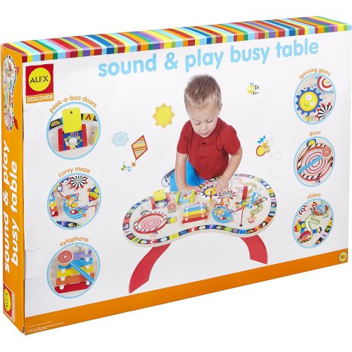  ALEX Toys Alex Discover Sound and Play Busy Table Kids Art and Craft Activity