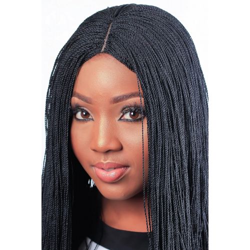  Wow Braids Micro Million Twist Wig - Color 1 (22 inches)