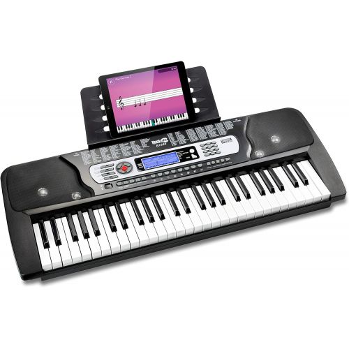  RockJam 54-Key Portable Keyboard with Rockjam Xfinity Heavy Duty Piano Stand