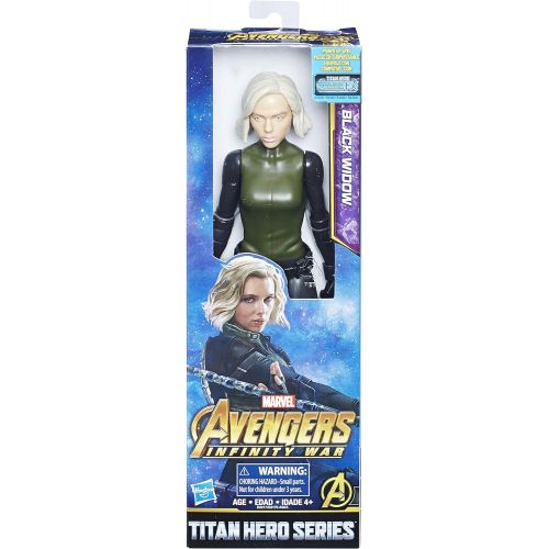  Avengers Marvel Infinity War Titan Hero Series Black Widow with Titan Hero Power FX Port