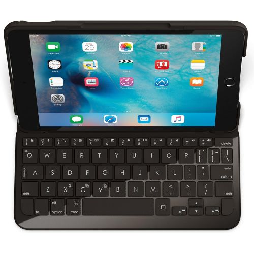 로지텍 Amazon Renewed Logitech FOCUS Protective Case with Integrated Keyboard for iPad Mini 4, Black (Renewed)
