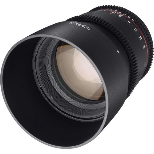  Rokinon Cine DS DS85M-N 85mm T1.5 AS IF UMC Full Frame Cine Fixed Lens for Nikon